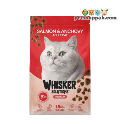 whisker salmon and anchovy adult cat food